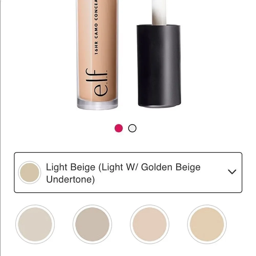e.L.F 16ht camo concealer new color light beige 6ml Ipsy bag